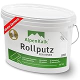 AlpenKalk® Rollputz Fein | 0,5mm Körnung | Ideal für Heimwerker |...