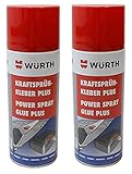 Würth Kraftsprühkleber Plus 2x 400ml extra starker Sprüh kleber