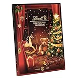Lindt Schokolade | Weihnachts Tradition Adventskalender 2025 | 253g | 24...