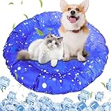 Aisuowa Kühlmatte für Katzen Hunde, Ungiftiges Kaltgelpad Kühlmatte Kratzfest...