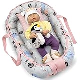 PinkZebra Puppennest, Puppentragetasche, für Puppen bis 48 cm, 2 in 1...