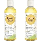Burt's Bees Baby Shampoo & Waschgel, Parfümfreie, sanfte Babyseife, 236.5 ml...