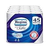 Regina Softis Toilettenpapier, doppelt wattiert, 45 Rollen
