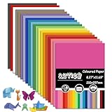 240 Blatt farbiges Papier, 20 Farben, Origami-Papier, A4, doppelseitig, für...
