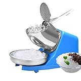 Elektrischer Ice Crusher, Edelstahl Eiszerkleinerer Crusheisbereiter, Kapazität...