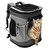 Kritter Planet Haustier-Rucksack mit Mesh-Fenster, atmungsaktive und Faltbare...