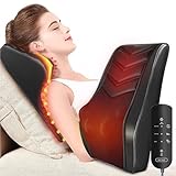 Boriwat Nackenmassagegerät mit Wärme, Shiatsu Massagegerät 3D Knet...