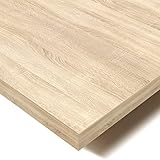 POKAR Tischplatte 2,5 cm Massiv Schreibtischplatte Bürotischplatte für...