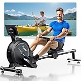 [2026 Testversion] Rudergerät für Zuhause mit Magnet-Fitnesstrainer,16 Stufen...