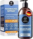 Ultra Pur MagnesiumÖl - 1000ml | 100% Natürlich Reines Zechstein Öl von...