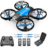 4DRC V8 Mini Drohne für Kinder,RC Quadrocopter Mini Drone mit 3 Akkus,27 Min....