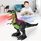 BAZOVE Ferngesteuert Dinosaurier Spielzeug, 2.4Ghz Elektronik T-Rex Dinosaurier...