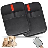 INABULETWO Statische Tierhaarentfernungshandschuhe, wiederverwendbar,...