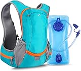 KUYOU Trinkrucksack, Trinkrucksack mit 2L Trinkblase Leichte Isolierung...