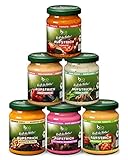 biozentrale Brotaufstriche Bestseller-Box | 6 x 125 g | vegan & laktosefrei | 6...