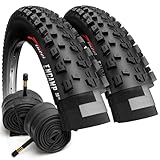 Fincci Fahrradreifen 26x2.25 – Paar MTB 26 Zoll FaltReifen 57-559 (27 TPI) mit...