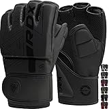 RDX Profi MMA Handschuhe Training, Kara Maya Hide Leder, Sparring Grappling...