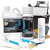 EPODEX® 2K TILE PAINT | Fliesenlack | Fliesenfarbe Boden Wand | + Zubehörset |...