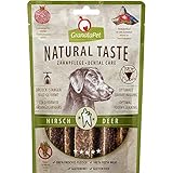 GranataPet Natural Taste Edler Snack Hirsch Zahnpflege, Hundeleckerli ohne...