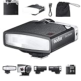Godox Lux Junior Retro Kamerablitz,Speedlite GN12 6000 K ± 200 K CCT,...