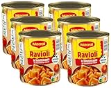 MAGGI Ravioli in Tomatensauce, Teigtaschen gefüllt mit würzigem Fleisch, in...