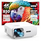 Beamer 4K【Auto Fokus&Auto 4P/4D Keystone】30000L 1080P Full HD WiFi6...