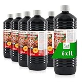 Höfer Chemie 6 L Grillanzünder flüssig für Holzkohle, Grillbrikett, Kamin,...