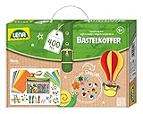 Lena 42713 Bastelkoffer Teile, Material zum Basteln Papier, Moosgummi,...