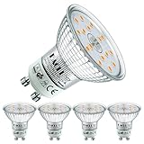EACLL GU10 LED Warmweiss 5W Ersetzt 75W Halogen Leuchtmittel, 4er-Pack. 585...