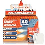 Bramble – Zehenwärmer zum Aufkleben (40 Paar, 80 insgesamt) – Ultradünne...