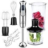 Lehmann Chowmei Stabmixer Set 1200 W | Pürierstab mit Turbofunktion und...