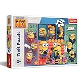 Trefl 15423 Despicable Me 4, Freude der Minions 160 Elemente-Buntes Puzzle mit...