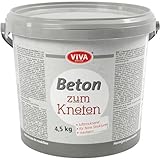 Viva Decor Beton zum Kneten, Synthetisches Material, Grey, 23 x 18 x 18 cm