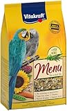 Vitakraft Menü, Papageienfutter, mit Nüssen und Gemüse, mit Vitaminen und...