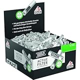 Gizeh 20703 Active Filter-8 mm Aktivkohlefilter mit Keramikkappen-1 Box mit 200...