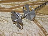 Rührstab m.Schutzring Stab 12mm St. M14 Gewinde 59cm lg Propeller 11cm D....
