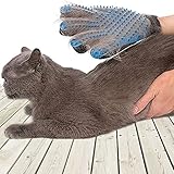 SSRIVER Haustier Fellpflegehandschuh - Sanfte Enthaarung und effiziente Massage...