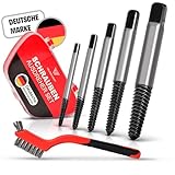 HELDENKRAFT® Schraubenausdreher Set [5 Größen inkl. Zubehör] -...