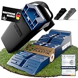 WERKTHOR Auffahrkeile für Wohnmobil - [2er Set] Hochbelastbare Auffahrkeile...