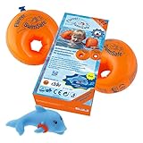 Flipper SwimSafe 1024 - Schwimmhilfe für Babys ab 1 Jahr, Schwimmflügel mit...