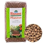 Blusana Pflanzton-Granulat Blähton 25l | Pflanzsubstrat für Hydrokultur |...