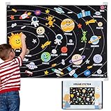 Sonnensystem Kinder 61 Filz Figuren - BONNYCO | Planeten Kinder Spielzeug...