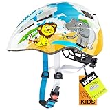 uvex Kid 2 - Leichter Fahrradhelm für Kinder - individuelle Größenanpassung -...