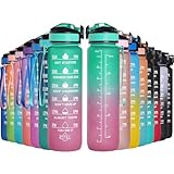 GeeRic Trinkflasche Sport Wasserflasche 750ML-1000ML BPA-freies Kohlensäure...