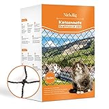 NieKilig Drahtverstärktes Katzennetz für Balkone, 6x3m Balkon Drahtnetz...