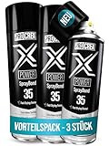 PROCREA® 3x Sprühkleber 'X35 Power' extra stark [Transparent &...