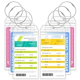 Kofferanhänger, Gepäckanhänger für Kreuzfahrten, Robuste Wasserfeste PVC...