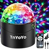 Discokugel, TnYoYo Discokugel Kinder LED Party Lichter Musikgesteuert Disco...