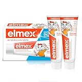 elmex Kinderzahnpasta 2-6 Jahre 2x50ml – kindgerechte Zahnreinigung für...