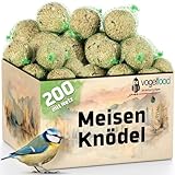Vogelfood 200 x 90 g = 18 kg Meisenknödel Marke Vogelfood Vogelfutter 4...